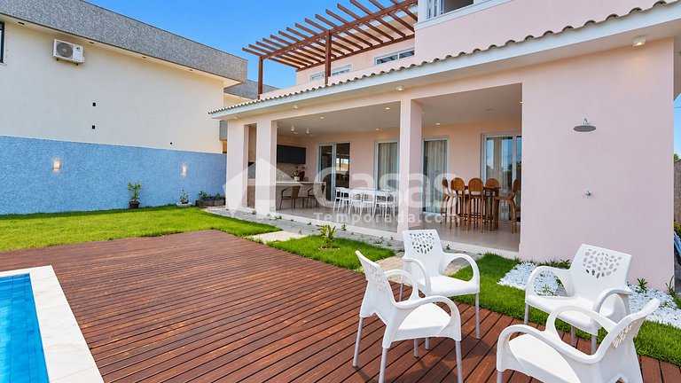 Casa Moderna com Piscina 10×5 em Condomínio de Alto Padrão
