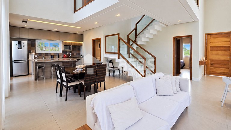 Casa Moderna com Piscina 10×5 em Condomínio de Alto Padrão