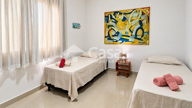 Apto a 50m de Playa Mutá | 2 Habitaciones + Piscina