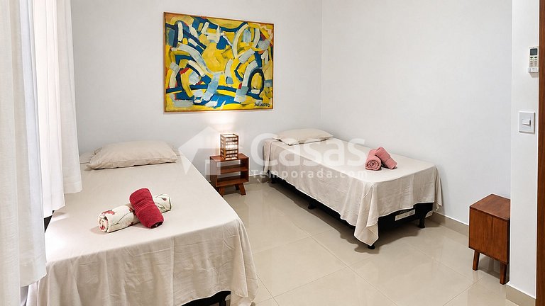 Playa Mutá a 50m con 2 Suites y Piscina