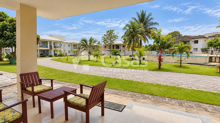 Ground-Floor Apt 50m from Mutá Beach | 2 Bedrooms + Pool
