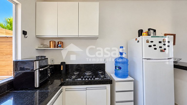 Duplex com 2 suítes e churrasqueira em Taperapuan