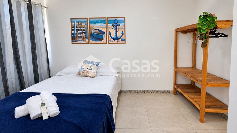 Duplex 800m from Beach | 2 Suites & BBQ