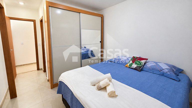 Duplex com 2 suítes e churrasqueira em Taperapuan
