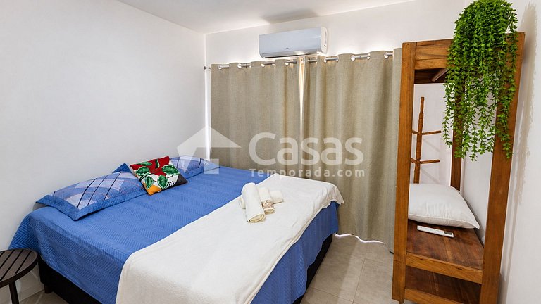 Duplex com 2 suítes e churrasqueira em Taperapuan