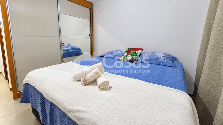 Duplex com 2 suítes e churrasqueira em Taperapuan